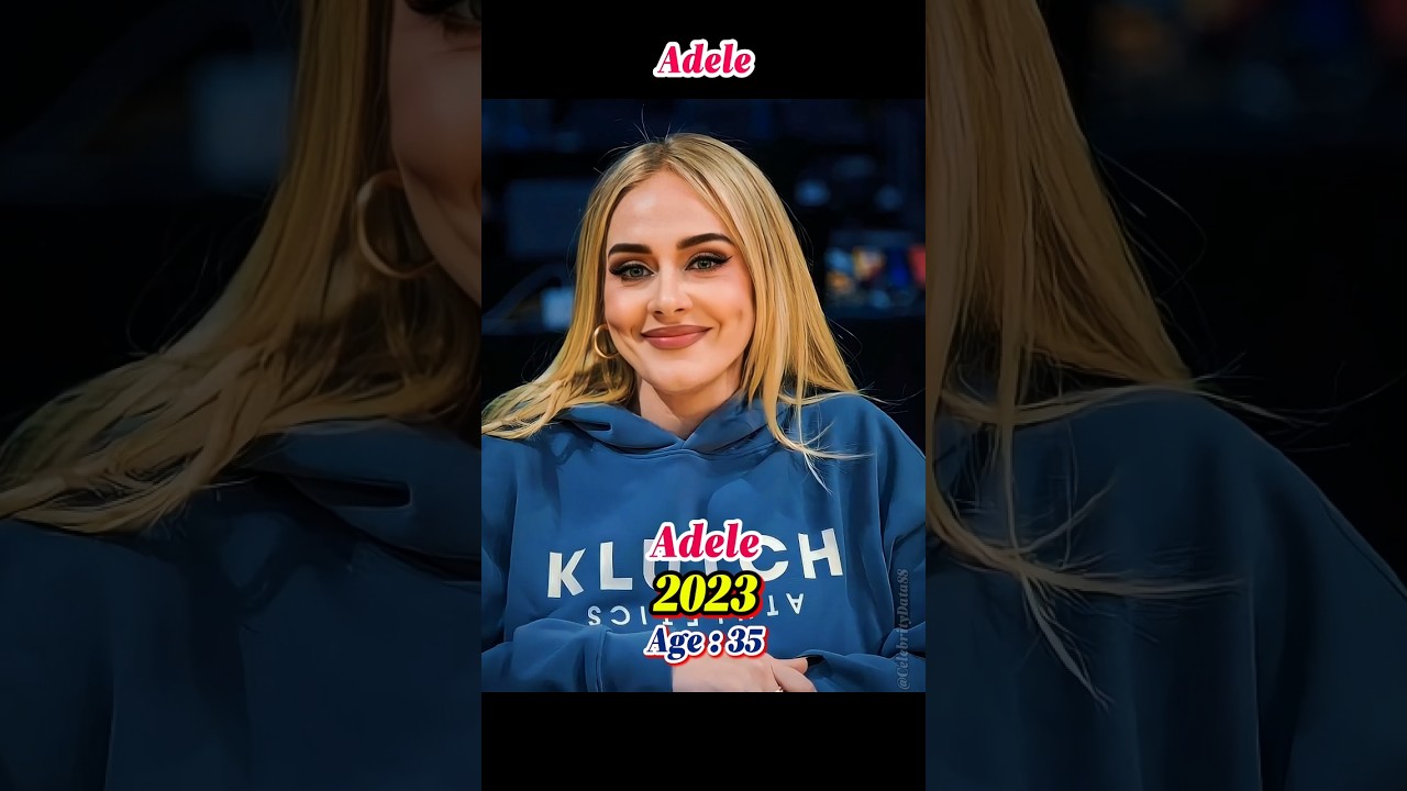 Adele Then and Now❤️#adele #evolution #celebrity
