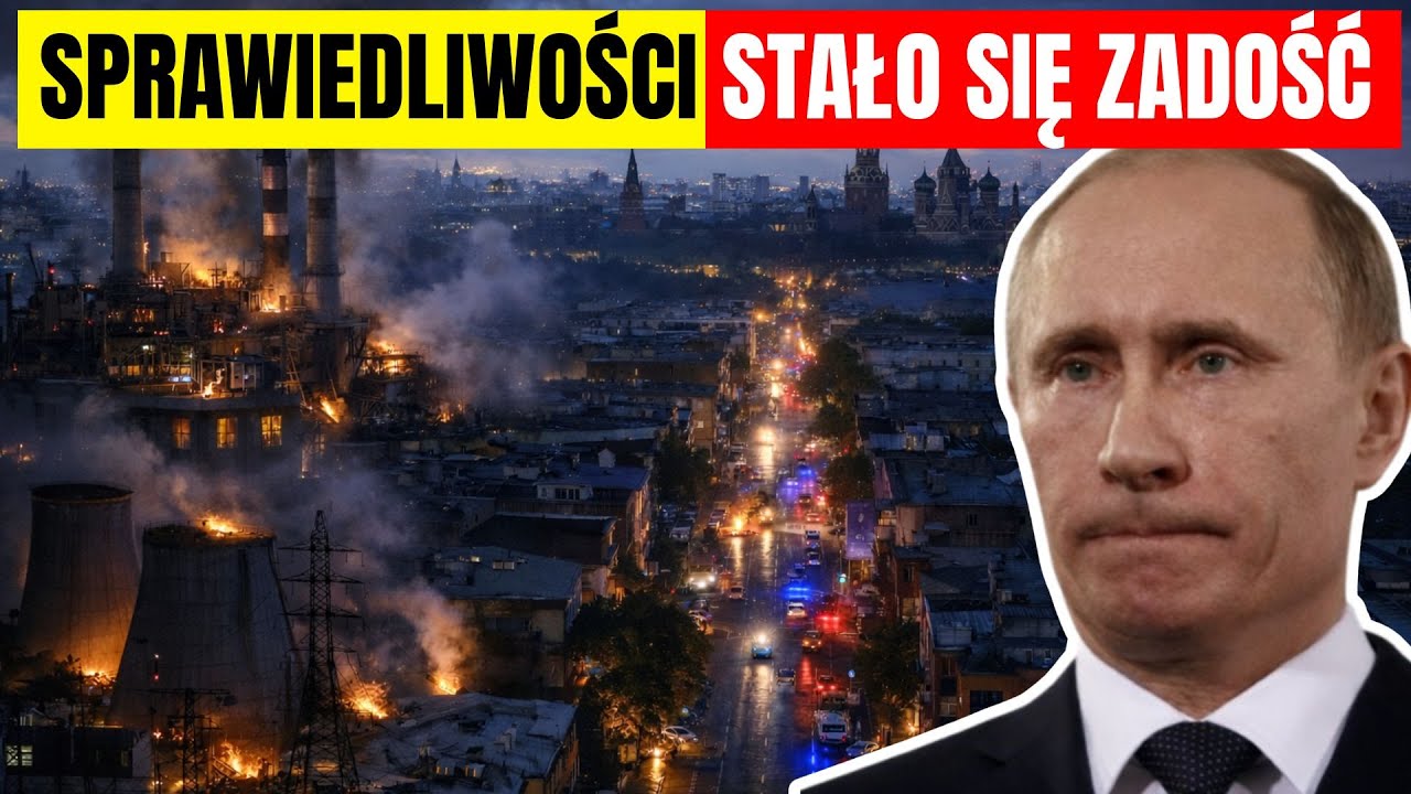 Moskwa w ciemności! Ukraina uderza w elektrownie zasilające stolicę.