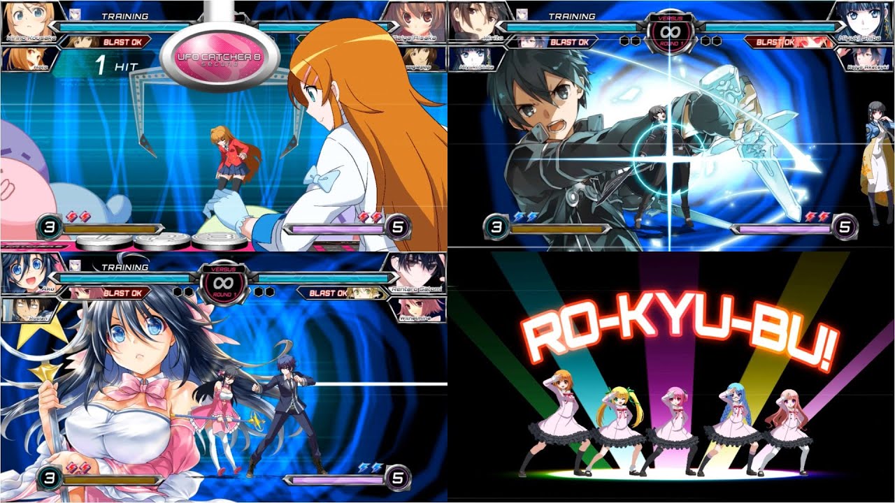 Dengeki Bunko Fighting Climax Ignition [PS3] All Ex Specials Moves and Climax Arts