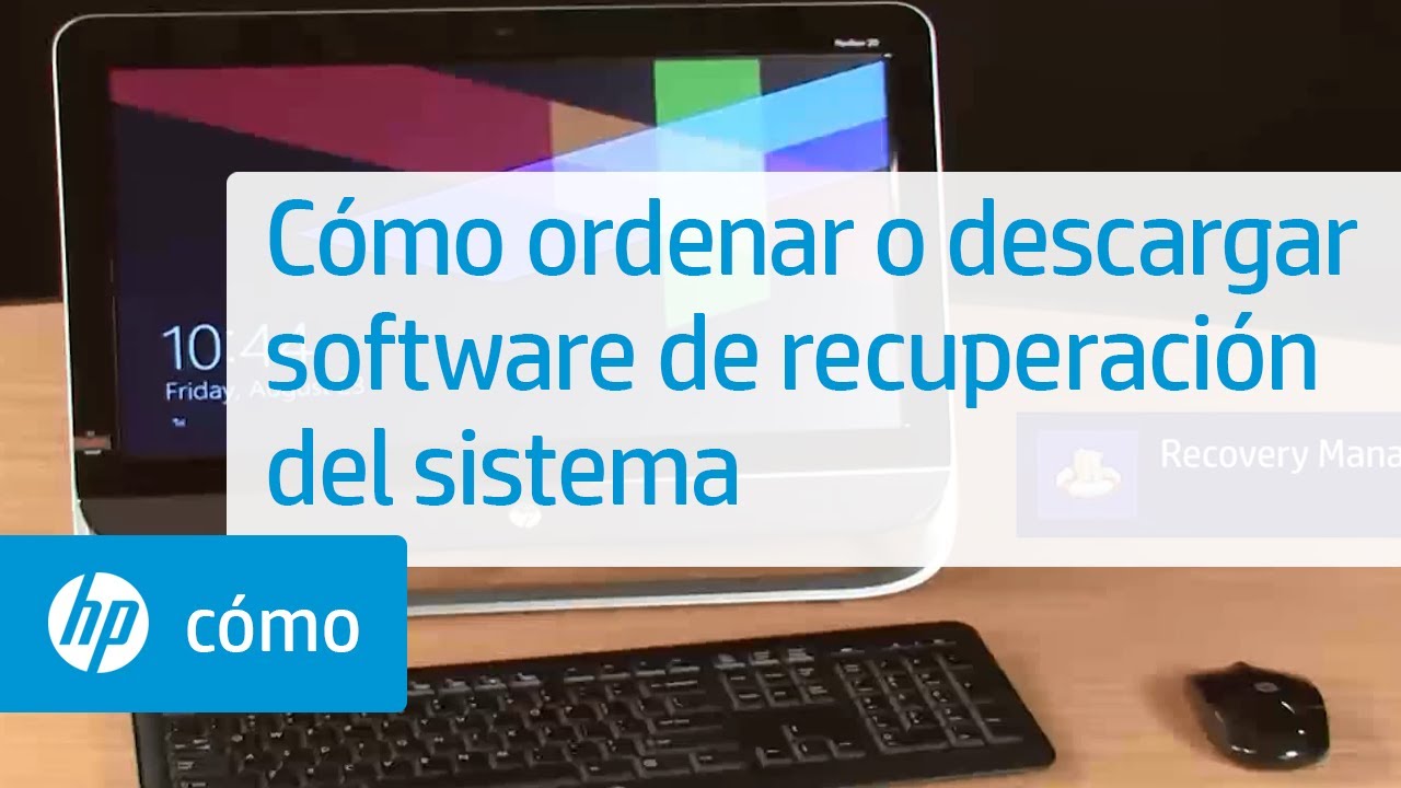 C&oacute;mo ordenar o descargar software de recuperaci&oacute;n del sistema | HP Computers | HP Support
