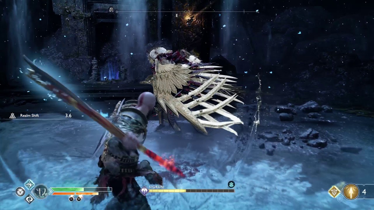 God of War Valkyrie Queen Sigrun boss fight