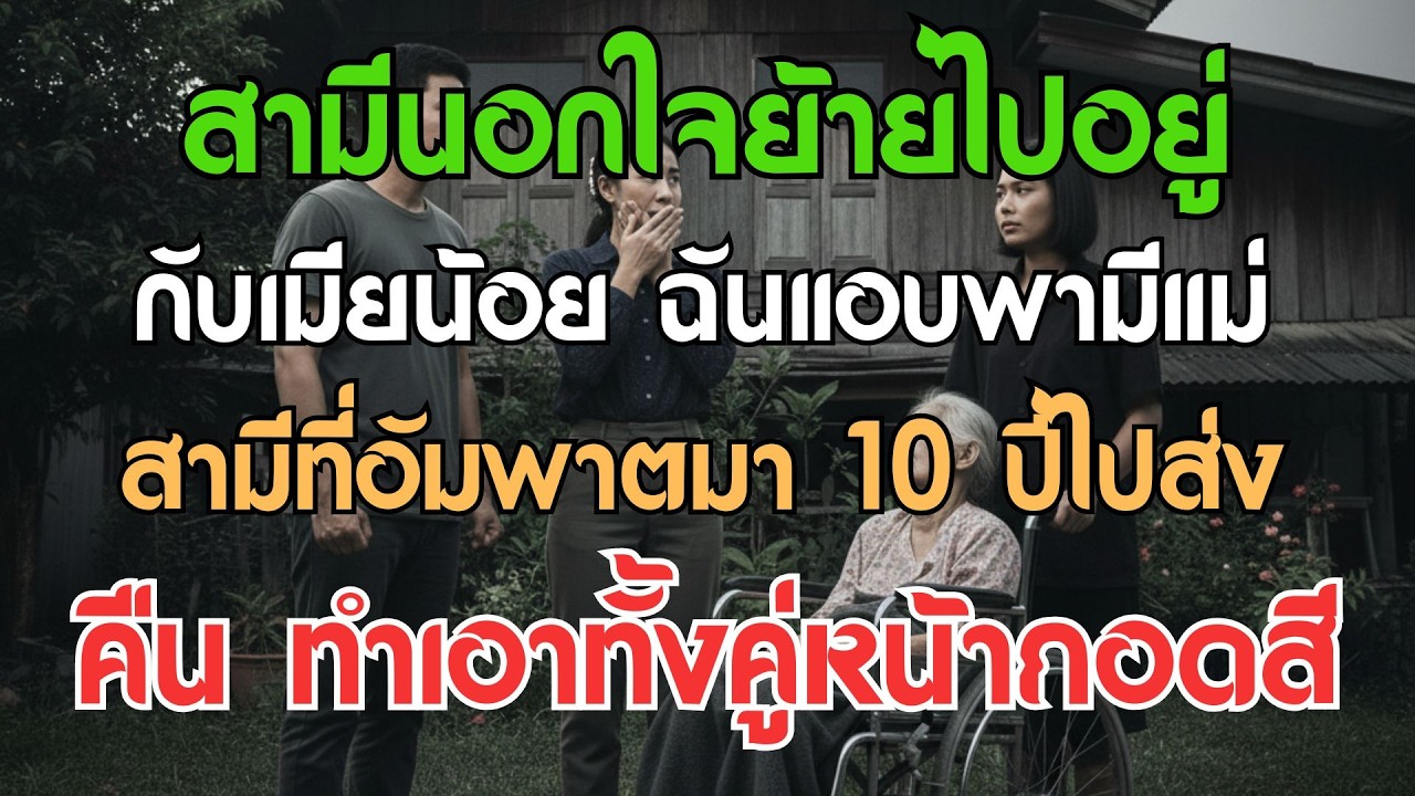 สามีนอกใจย้ายไปอยู่กับชู้ ฉันแอบพามแม่สามีที่เป็นอัมพาตไปส่งคืน ทำเอาทั้งคู่หน้าถอดสี!