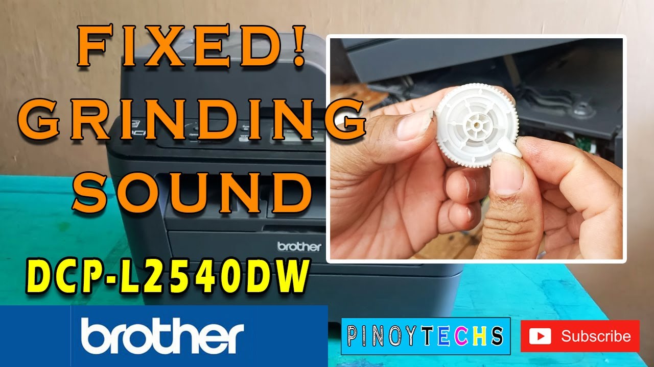 FIXED! Grinding Sound BROTHER DCP-L2540DW | Replace Fuser Assembly (ENGLISH SUBTITLE)