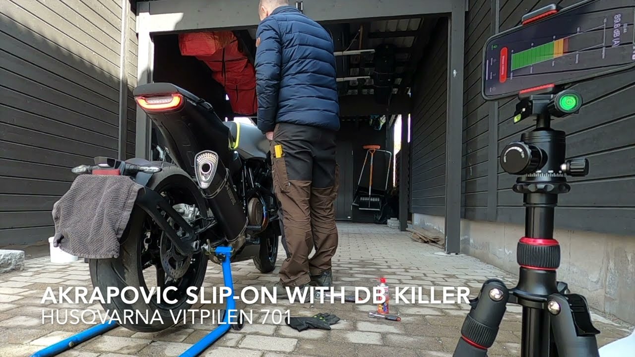 Vitpilen 701 stock vs. Akrapovic sound