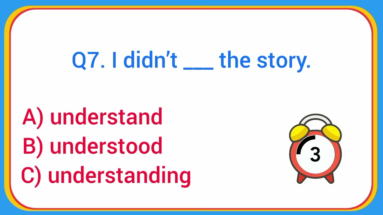 Next Batch Grammar Quiz 20