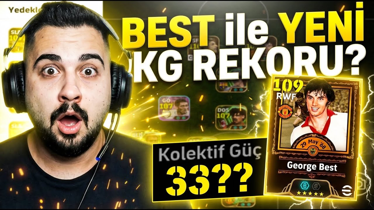109 BEST ile YENİ DÜNYA KOLEKTİF GÜÇ REKORUNU KIRDIM! 💪🏻 NE KADAR ARTTI?  eFootball Mobile 2026