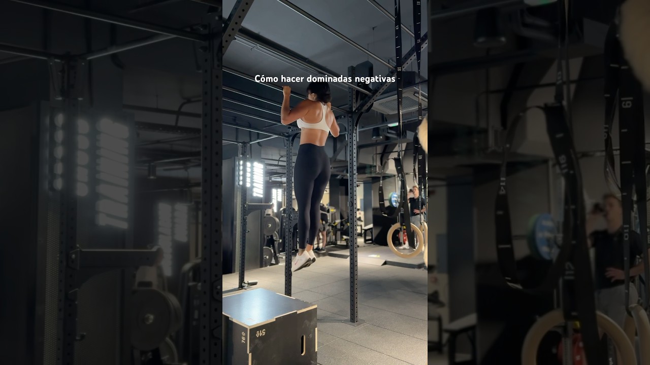 DOMINADAS NEGATIVAS, c&oacute;mo hacerlas? #dominadas #pullups #ejercicio #tecnica #recetas #dietasaludable