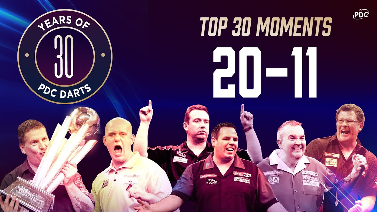 The 30 Most Iconic PDC Moments in History | Moments 20-11 (Chronological Order)