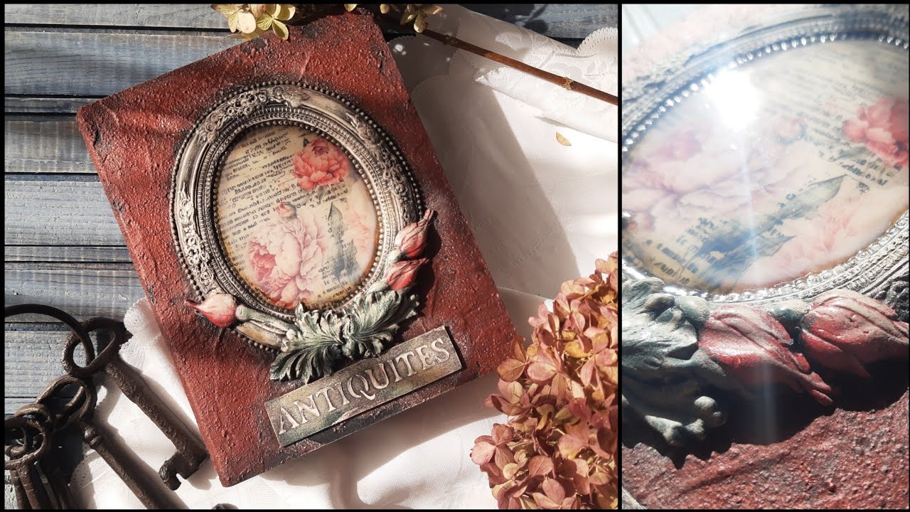 Antique box 🤎 Decoupage 🤎
