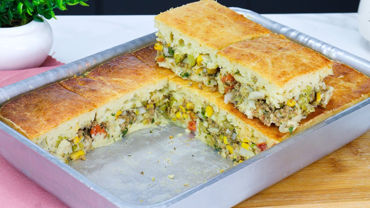 RECEITA DE TORTA DE SARDINHA NO LIQUIDIFICADOR - SEMPRE QUE DÁ, EU FAÇO ESSA TORTA SALGADA!
