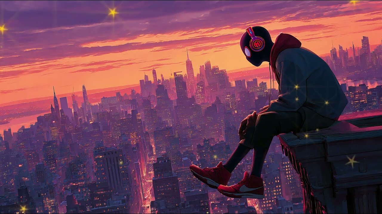 Peaceful Evening Above the City 🌃 | Chill Beats & Ambient Vibes