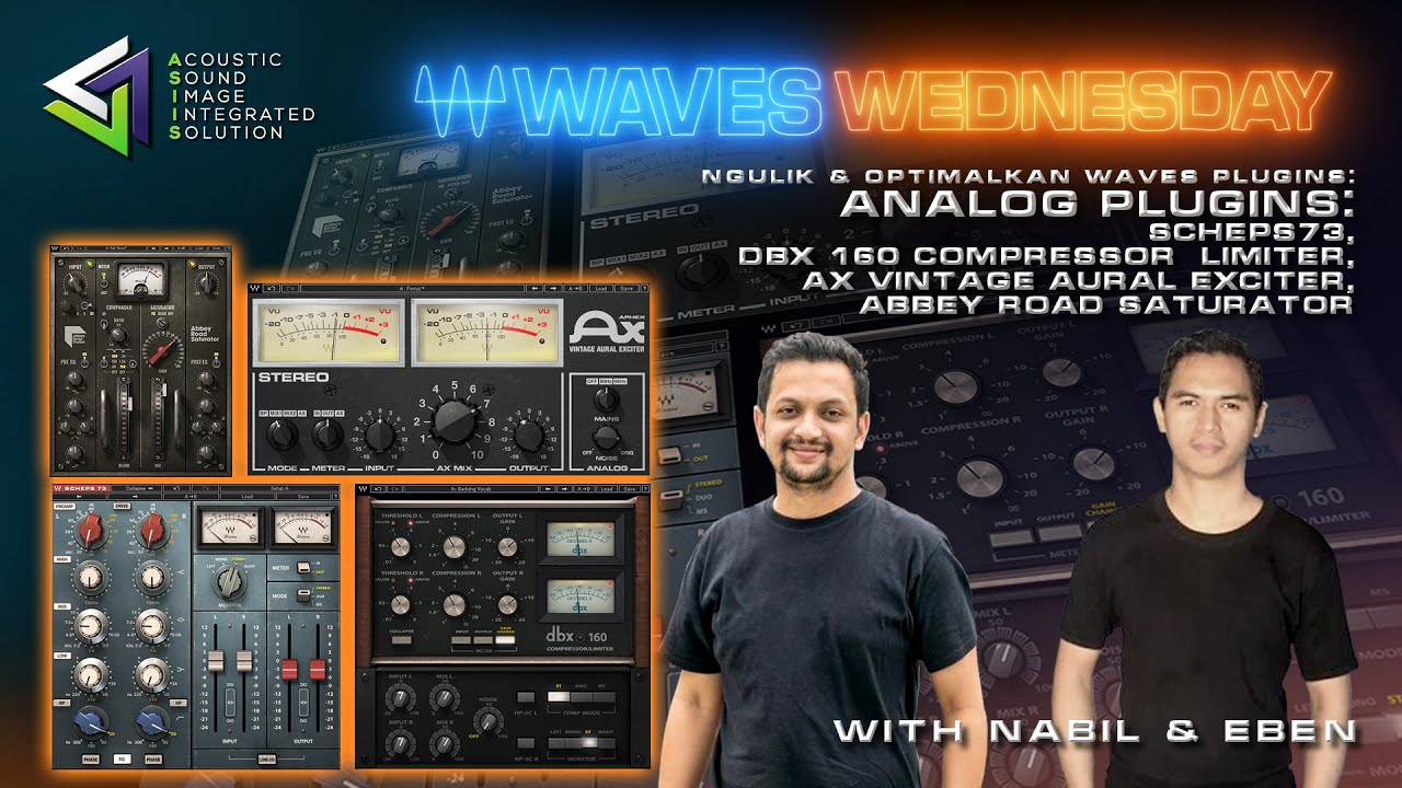 Analog Plugins: Scheps73, DBX160, AX Vintage, Abbey Road Saturator. Waves Wednesday S1 E011