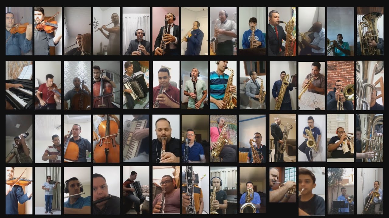 Orquestra Virtual (Brasil) - Hinos 217: Vamos, unidos, a Deus louvar (CCB)
