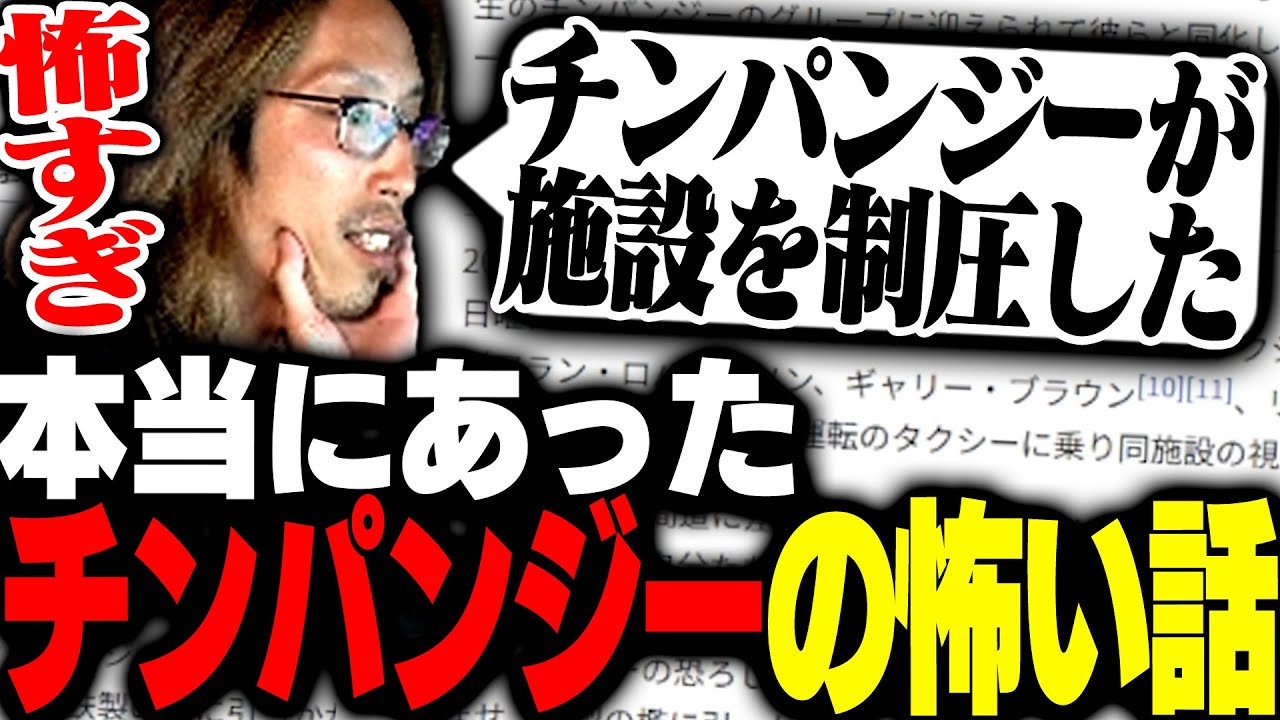 [実話]チンパンジーが研究施設を制圧した事件を調べるSHAKA