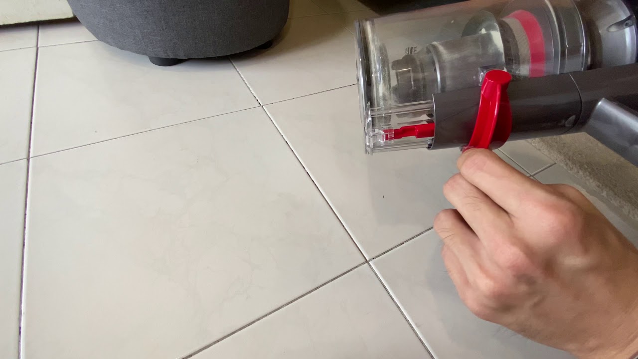 Dyson bin stuck and cannot open