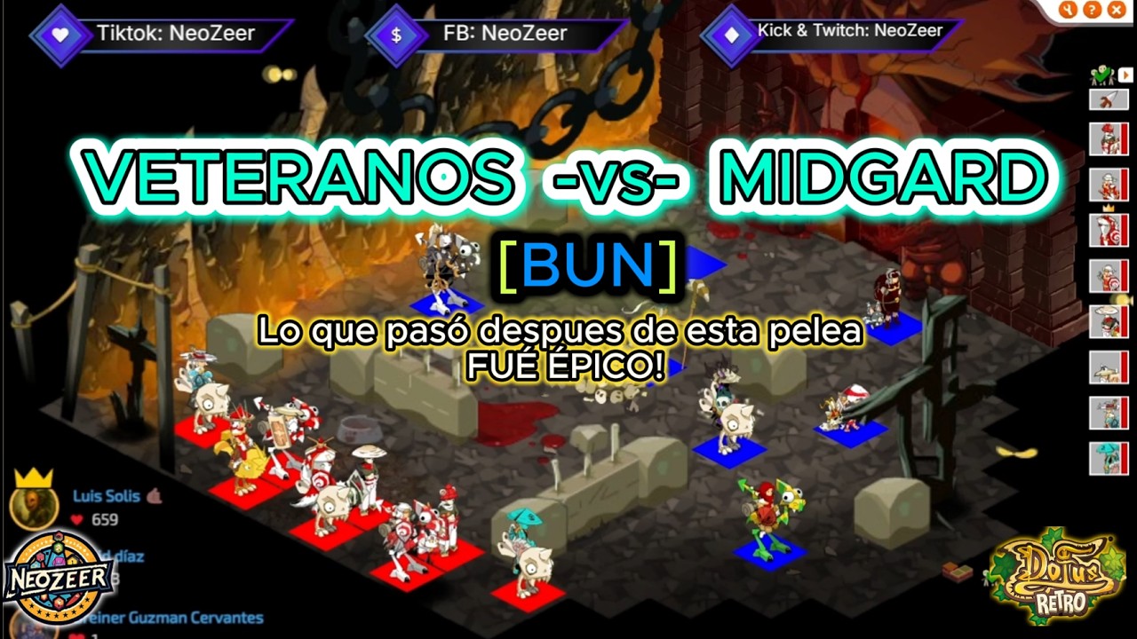 Ataque recaudador: Veteranos -Vs- Midgard [Dofus Retro -Sv Bun]