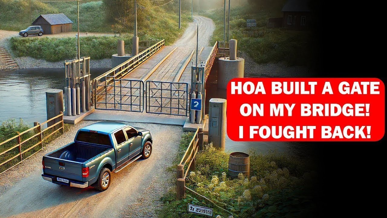 HOA Locked Me Out of MY Own Bridge! I Fought Back and Their President Is Now Facing Prison!