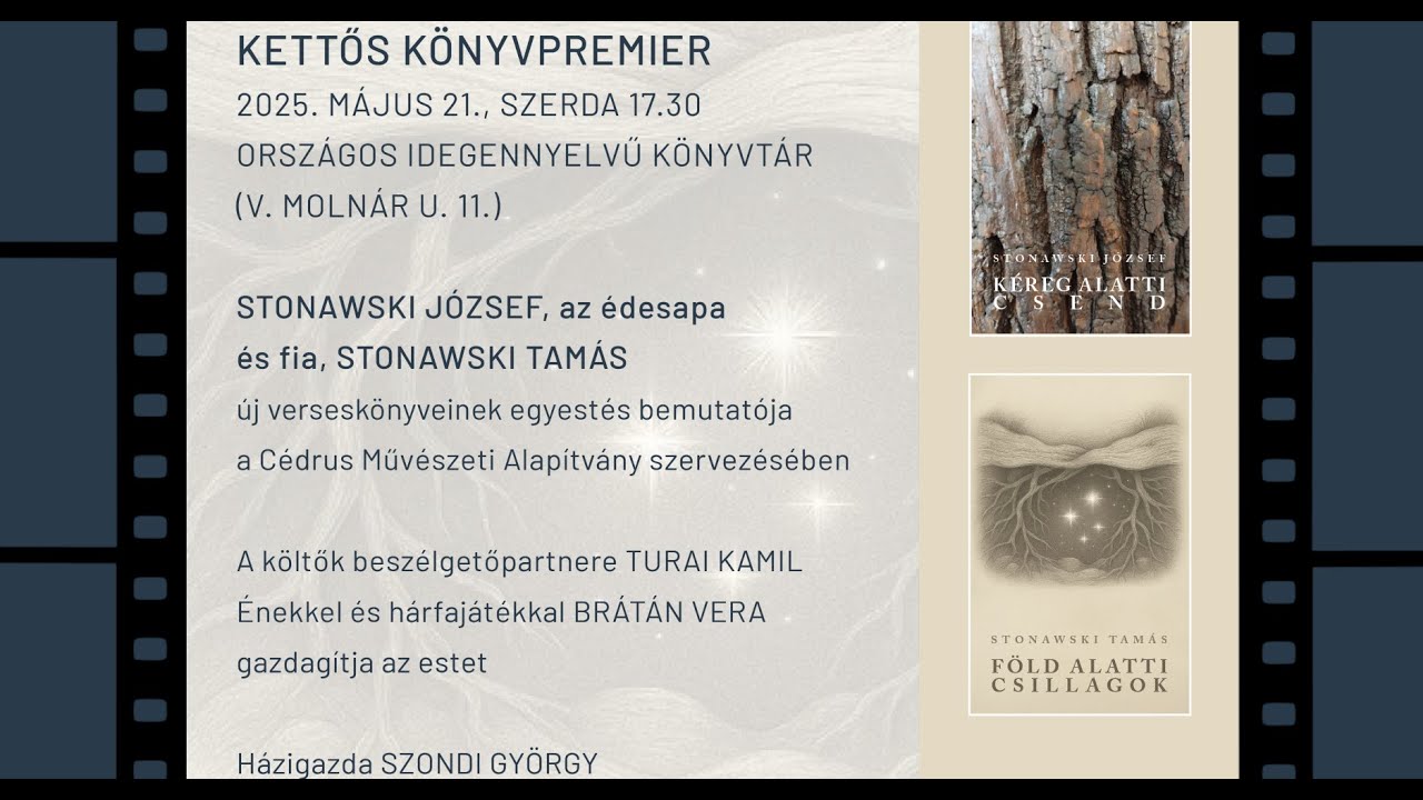 Kettős könyvbemutató (Stonawski József és Tamás) | Filmfelvétel