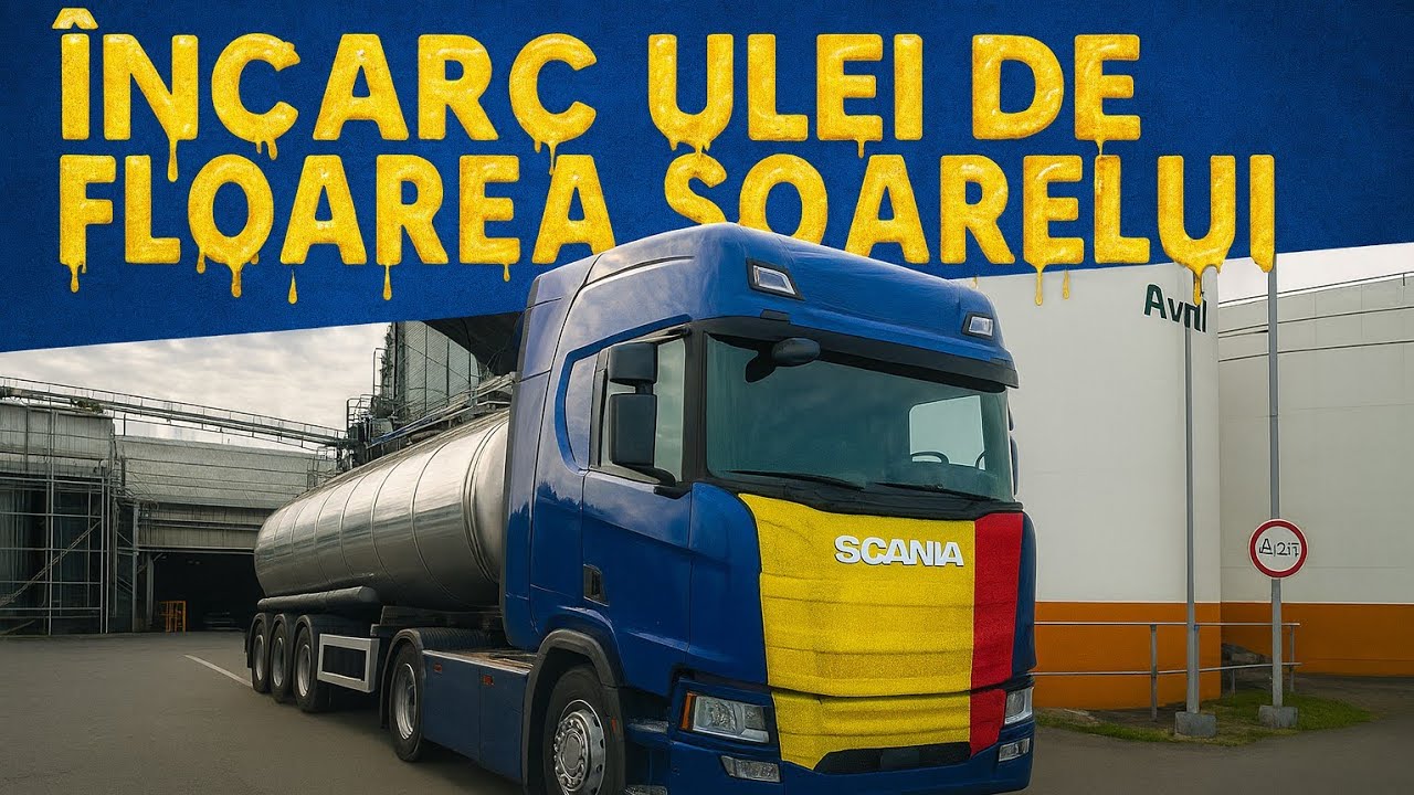 Vinerea după-amiaza… cine putea încărca ulei de floarea-soarelui crud? Evident, HLD TANK DRIVER!