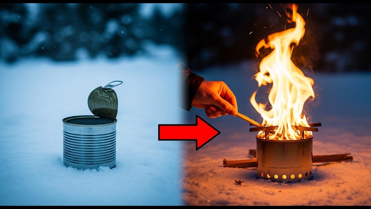 Ultimate Rocket Stove From Tin Cans 🔥 Powerful DIY Camping Stove (No Gas Needed)