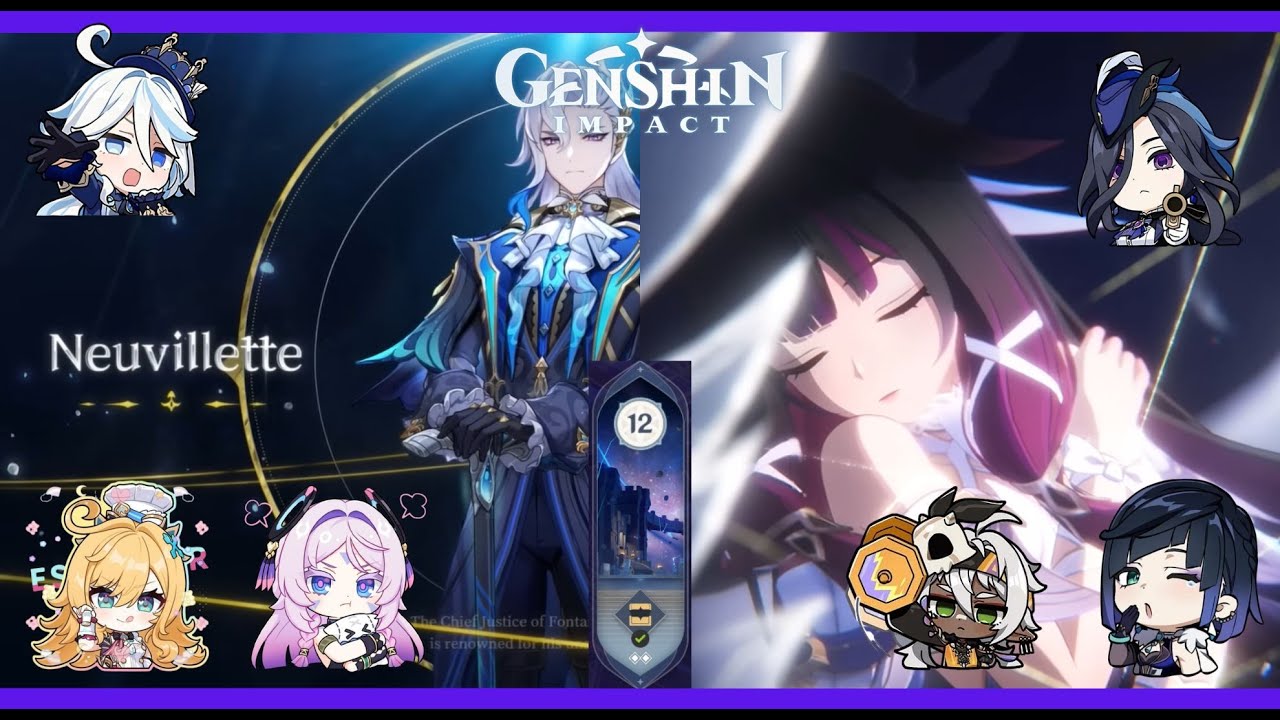 Abismo 6.3 | Neuvillete (Permafrost) / Clorinde (Electrocargado Lunar) | Genshin Impact