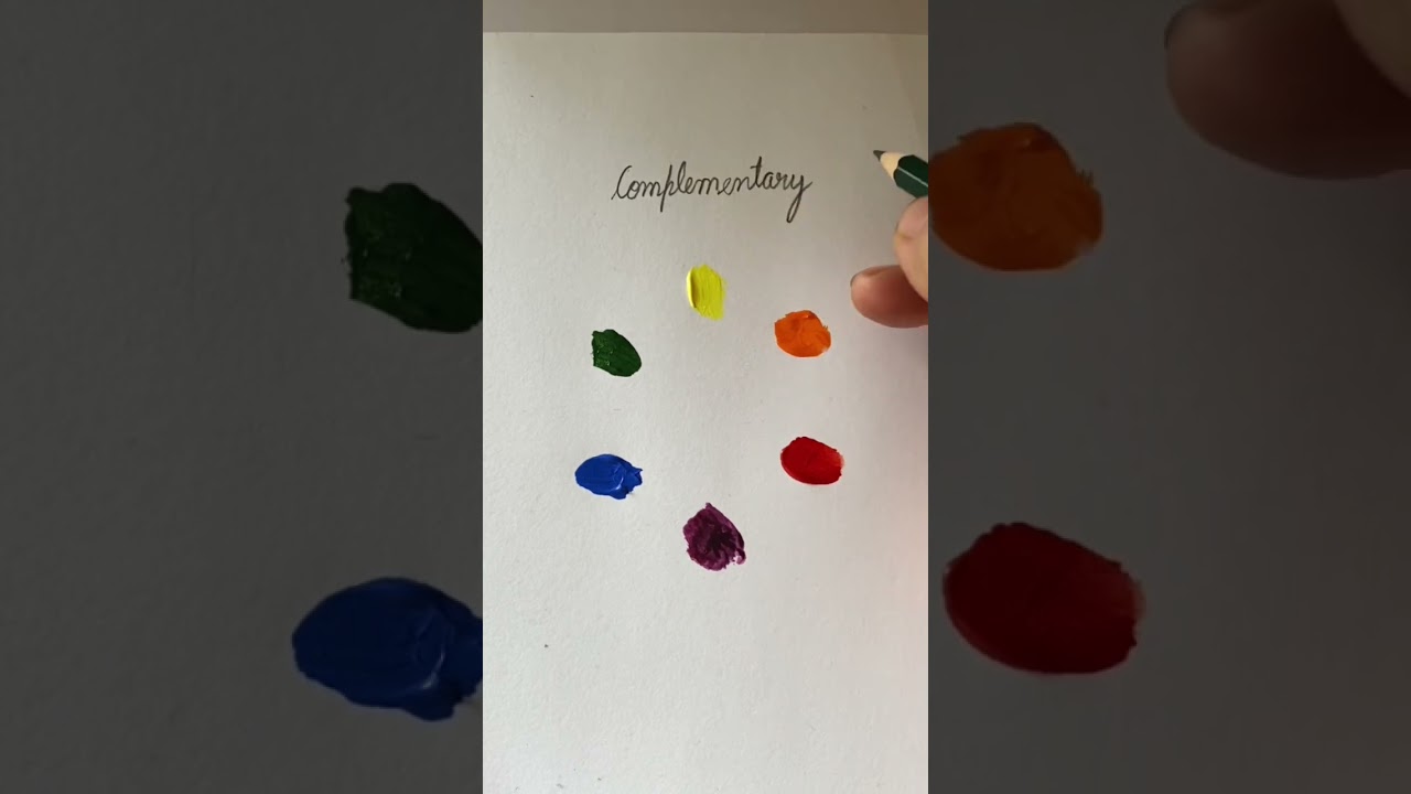Complementary colour|how to draw|#short