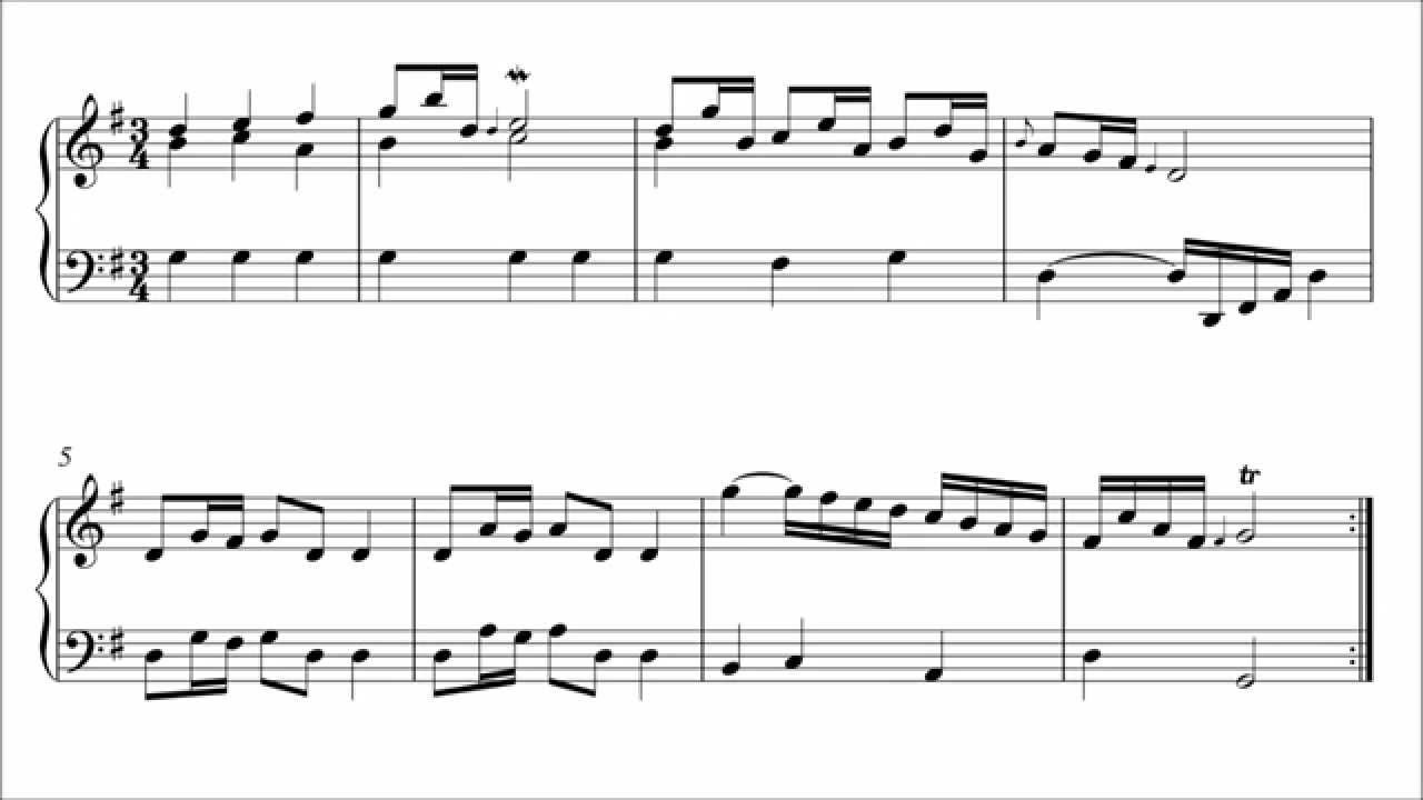 Hasse: Polonaise in G Major, BWV Anh. 130 (Urtext Edition)