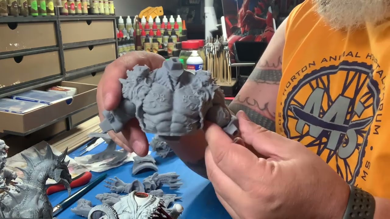 Corrupted Tenjin from Blackforge Games Part 1 print and prime
