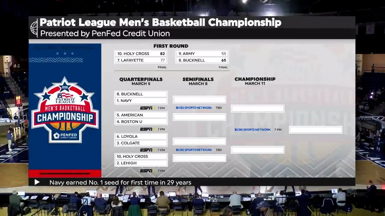 Highlights: Navy Men's Basketball vs Bucknell (Patriot League Quarterfinal)