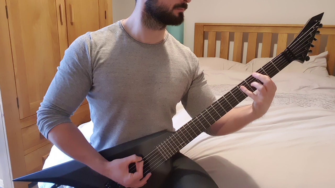 ESP LTD ARROW BLACK METAL PLAYTHOUGH