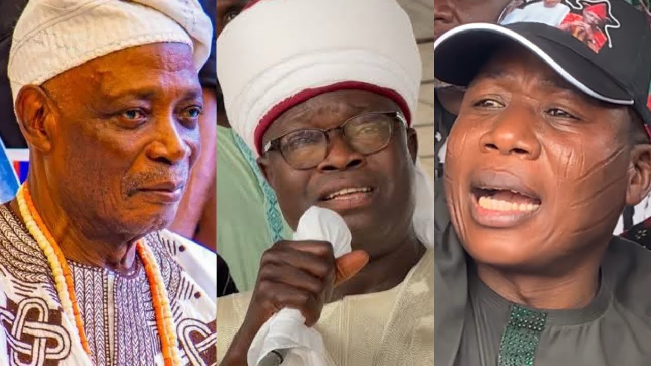 MANY LEFT IN SHOCK AS SUNDAY IGBOHO OSA APPEARS AT OLUBADAN OBA RASHIDI LADOJA’S RAMADAN LECTURE