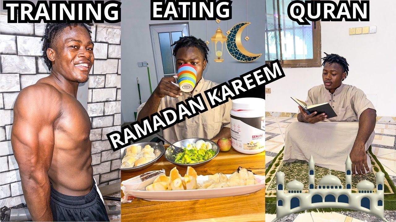 A Day in my life during Ramadan - Eating, fasting, training... // Ramadan Kareem