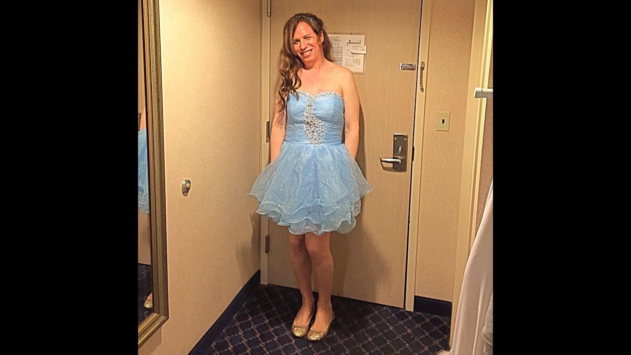 Michael, m2f, Dressed for the Transgender Ball Having Fun!