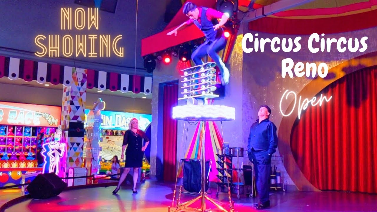 Circus Circus Reno Live Midway Circus Act Performance