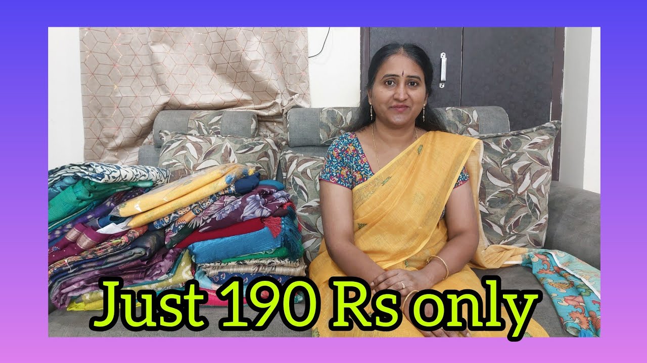 Sarees Just 190 rs only offer don't miss it WhatsApp number 9010782759&