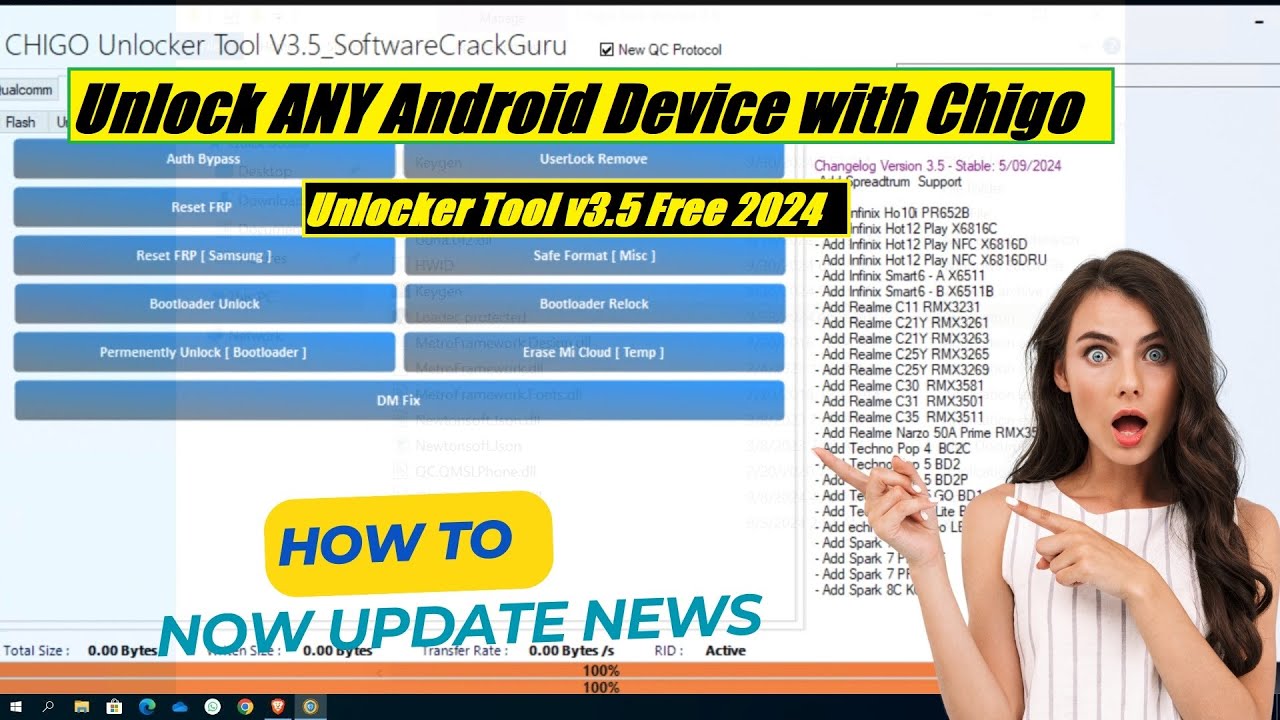 Unlock ANY Android Device with Chigo Unlocker Tool v3 5 Free 2024 #frp_unlock #unlocktool