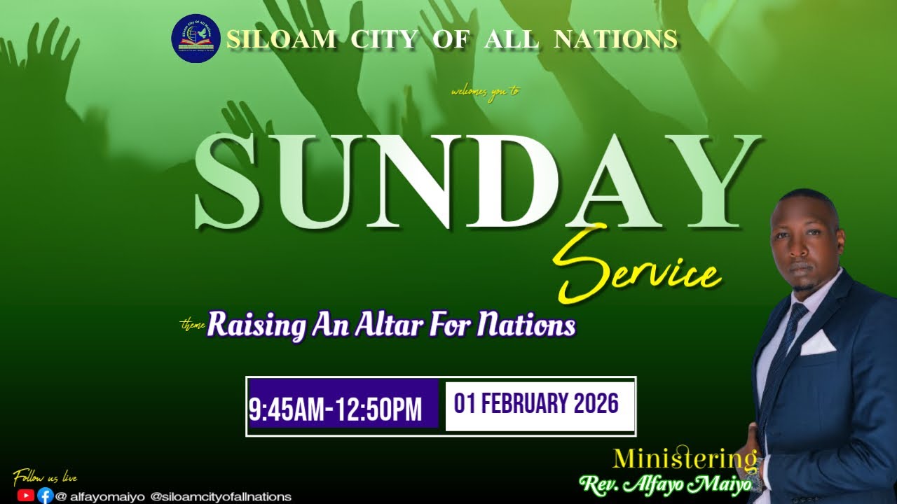 SUNDAY SERVICE || THE POWER OF FASTING || 01 02 2026