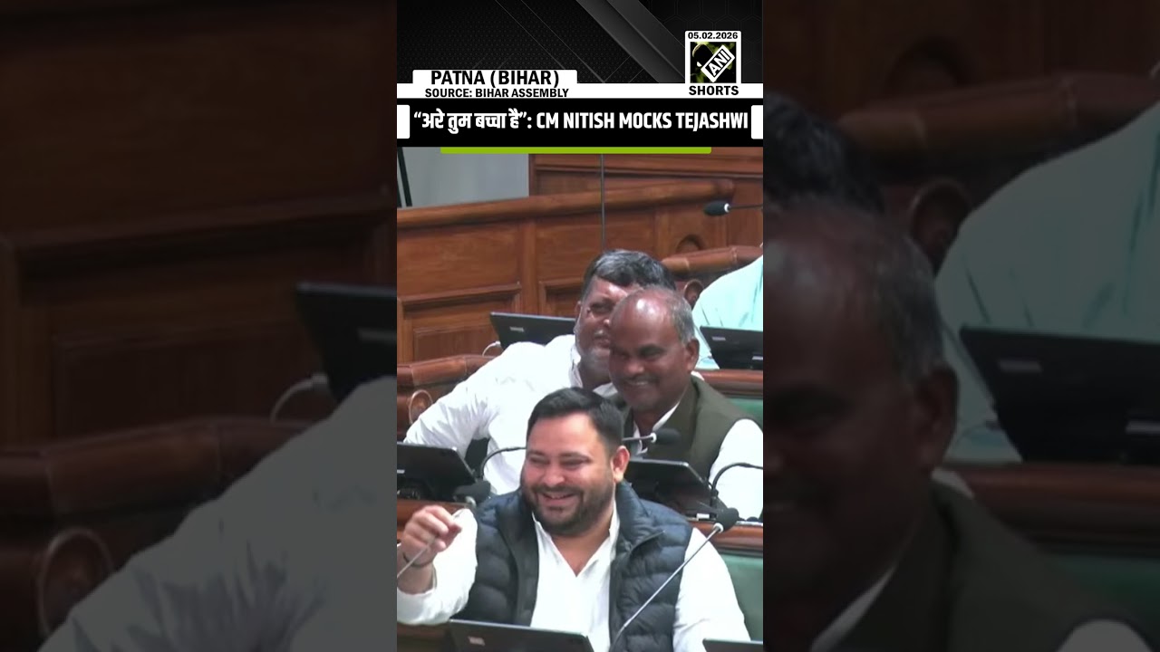 अरे तुम बच्चा है: CM Nitish mocks RJD’s Tejashwi Yadav mid-speech in Bihar Assembly