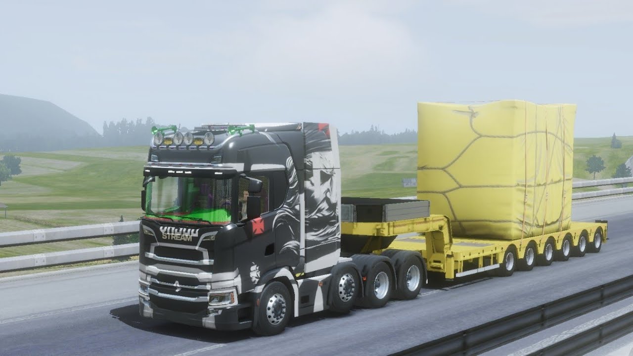 Truckers of Europe 3 delivery 49t Machinary parts #toe3 #toe3update #ets #ets2 #truckersofeurope3 