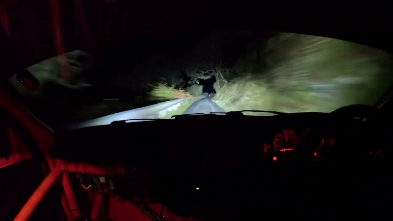 Mull rally 2024 incar with David wilson/Dave robson bmw e36 m3. Stage 16,12th o/a
