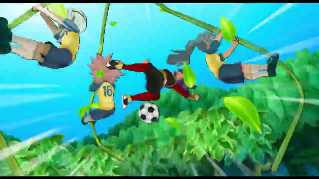 Inazuma Eleven Go Strikers 2013 Wii Team PZ01 vs Zanark Domain Harder (Second Half)