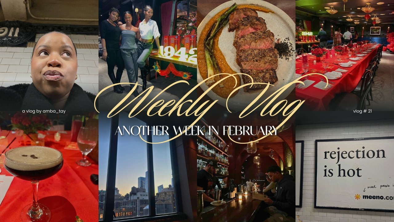 NYC Weekly Vlog: Brand Events, Gym Days, Solo Dates & Self-Care Reset