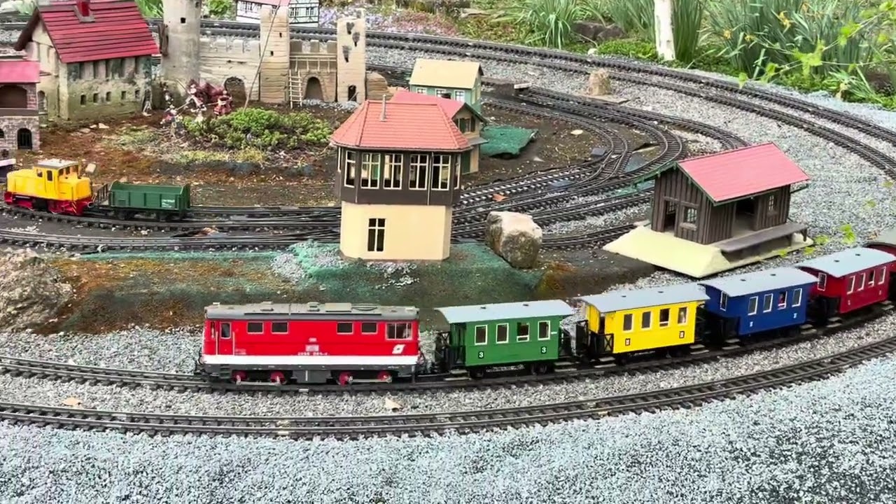 Gartenbahn Orlamünde Fahrtag Ostern 2025