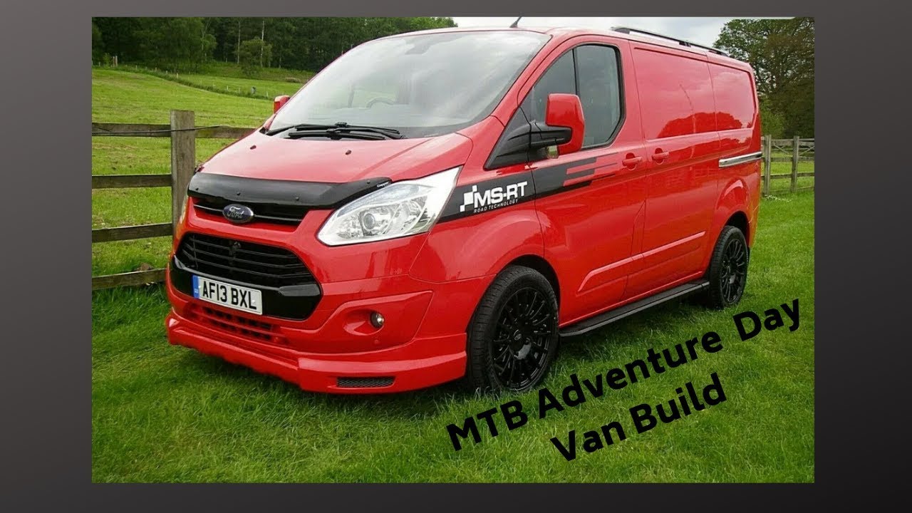 My RV camper / adventure day van conversion build on a ford transit custom for racing mtb