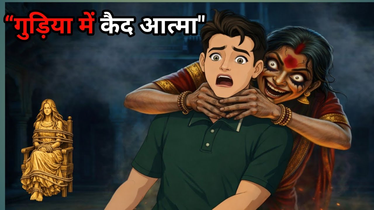 गुड़िया में कैद प्रेमिका की रूह | 2D animation | Horror stories in hindi 