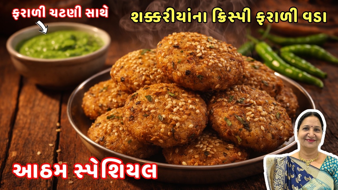 ફરાળી વડા: વ્રત કે ઉપવાસમાં ખાવાની મજા પડે તેવા કુરકુરા વડા સાથે સ્પેશિયલ ચટણી /No Soda, No Eno