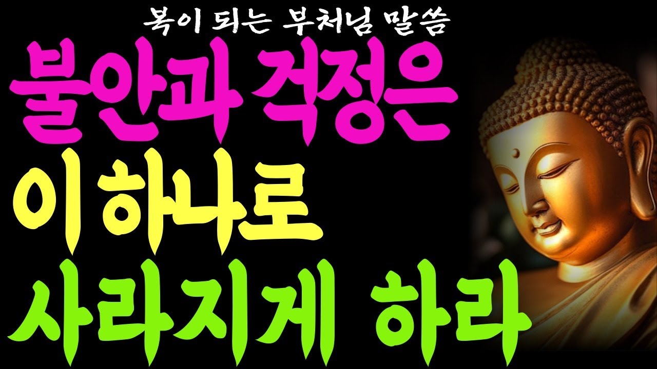 걱정과 불안 해소하는 법#부처님말씀 #부처님가르침#석가모니지혜 #석가모니명언 #불안해소 #근심