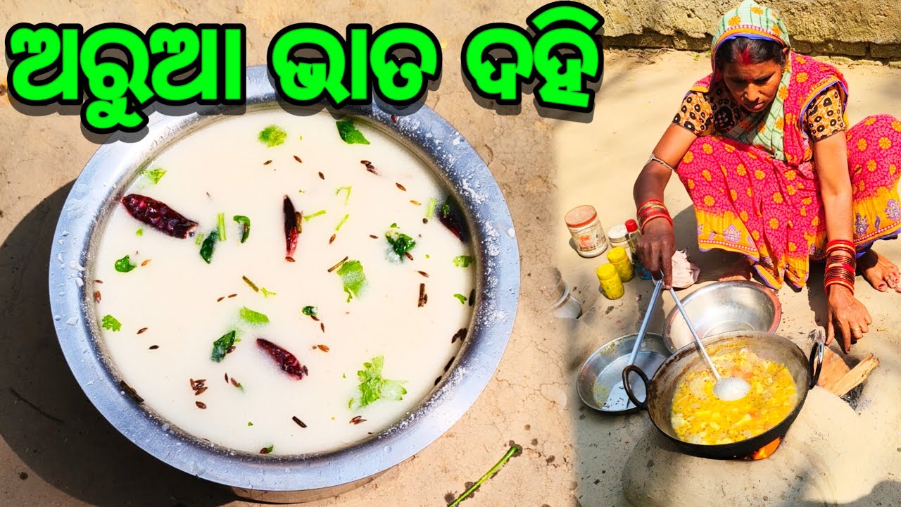 WHITE RICE CURD / ODISHA AUTHENTIC RECIPE #papulmvlogs 