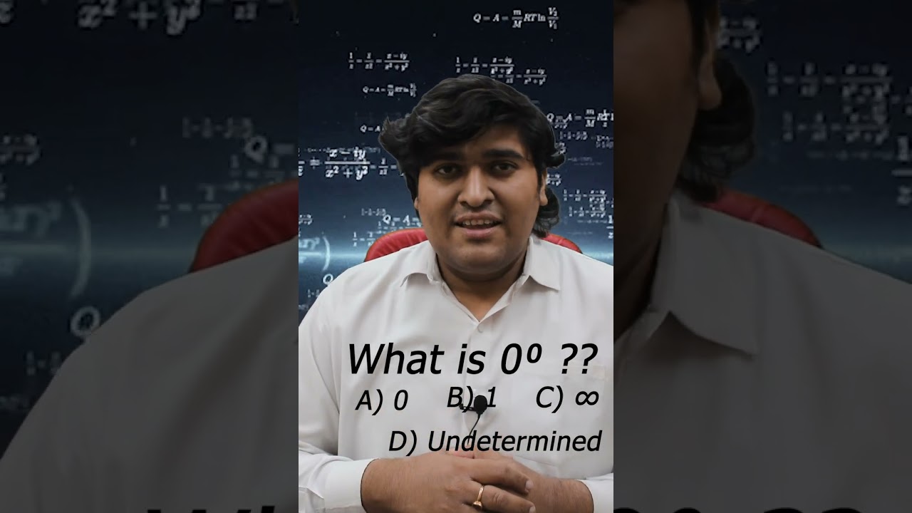 The Great Debate: Exploring the Wacky World of 0 to the Power of 0 #ytshorts #shorts #viralshorts