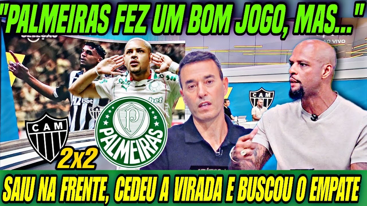 “PALMEIRAS JOGOU BEM, MAS VACILOU! SAIU na FRENTE, CEDEU a VIRADA e BUSCOU o EMPATE | SELEÇÃO SPORTV